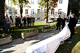 A tudás padjának ünnepélyes átadása